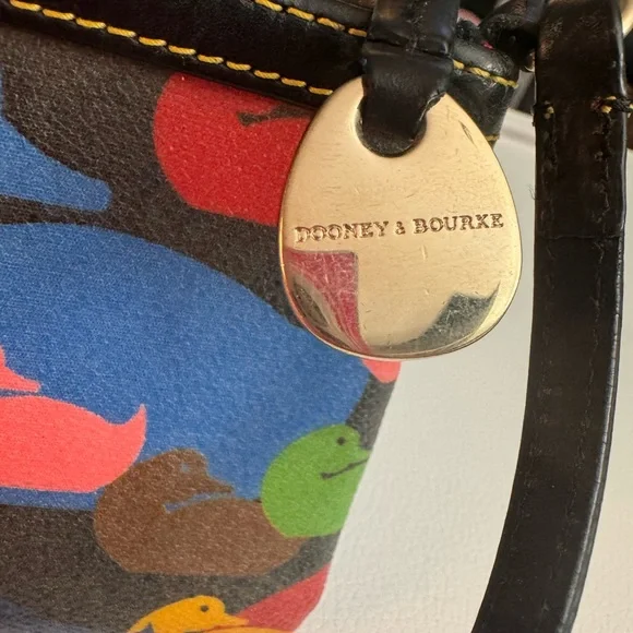 Dooney & Bourke wonder ducks wristlet - Picture 7 of 12